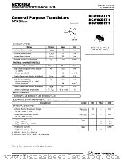 BCW60ALT1 datasheet pdf Motorola