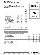 BCW61BLT1 datasheet pdf Motorola