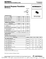 BCW65ALT1 datasheet pdf Motorola