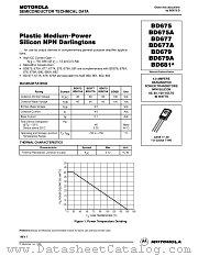 BD677 datasheet pdf Motorola