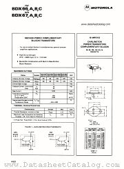 BDX67C datasheet pdf Motorola