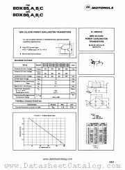 BDX85A datasheet pdf Motorola
