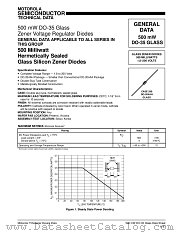 BZX79C51 datasheet pdf Motorola