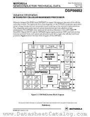 DSP56652DS datasheet pdf Motorola