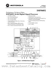 DSP56852 datasheet pdf Motorola