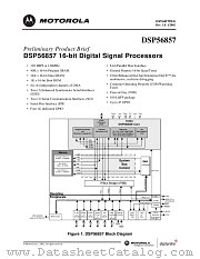 DSP56857PB datasheet pdf Motorola