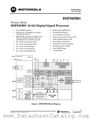 DSP56F801PB datasheet pdf Motorola