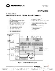 DSP56F802PB datasheet pdf Motorola