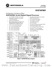 DSP56F805 datasheet pdf Motorola