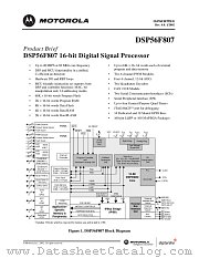DSP56F807PB datasheet pdf Motorola