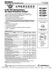 H11AA2 datasheet pdf Motorola