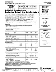 H11G3 datasheet pdf Motorola