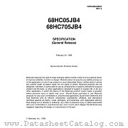 HC05JB4GRS/H datasheet pdf Motorola