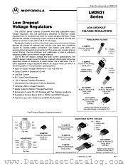 LM2931D2T-5.0 datasheet pdf Motorola
