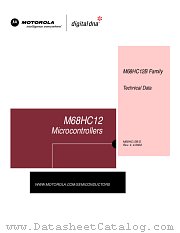 M68HC12B datasheet pdf Motorola