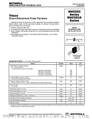 MAC223-8 datasheet pdf Motorola