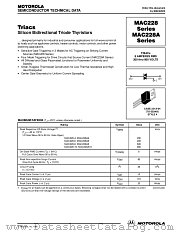 MAC228A10 datasheet pdf Motorola