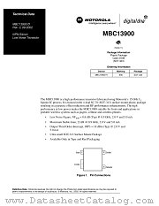 MBC13900 datasheet pdf Motorola