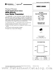 MBC13900PP datasheet pdf Motorola
