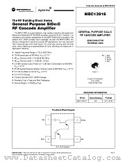 MBC13916 datasheet pdf Motorola