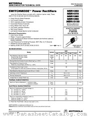 MBR1090 datasheet pdf Motorola