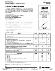 MBR160 datasheet pdf Motorola