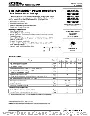 MBRD350 datasheet pdf Motorola