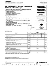 MBRD620 datasheet pdf Motorola