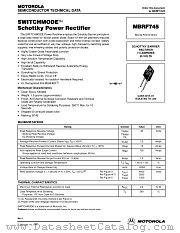 MBRF745 datasheet pdf Motorola