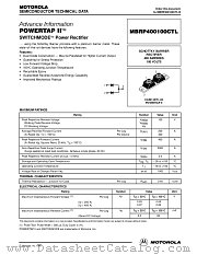 MBRP400100CTL datasheet pdf Motorola