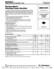 MBRS140T3 datasheet pdf Motorola