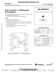 MC100ES6011 datasheet pdf Motorola