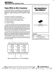 MC100EL91DW datasheet pdf Motorola