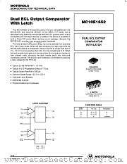 MC10E1652FN datasheet pdf Motorola
