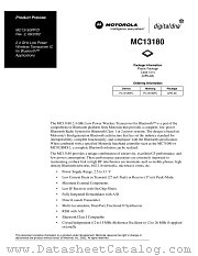 MC13180 datasheet pdf Motorola