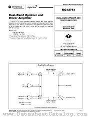 MC13751 datasheet pdf Motorola