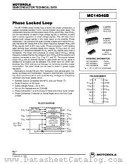 MC14046BCL datasheet pdf Motorola