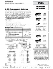 MC14599BCL datasheet pdf Motorola