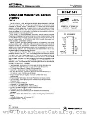 MC141541P datasheet pdf Motorola