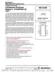 MC141585 datasheet pdf Motorola