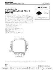 MC141627FT datasheet pdf Motorola
