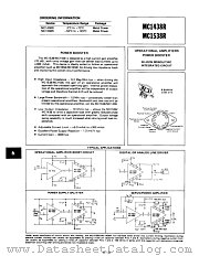 MC1538R datasheet pdf Motorola