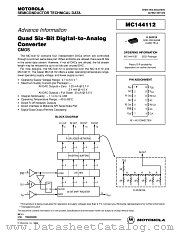MC144112 datasheet pdf Motorola