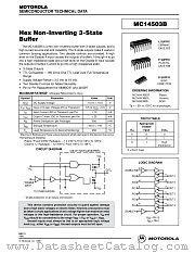 MC14503BCP datasheet pdf Motorola
