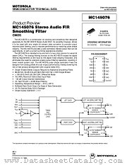 MC145076D datasheet pdf Motorola