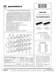 MC145100AL datasheet pdf Motorola