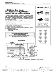 MC145146P2 datasheet pdf Motorola