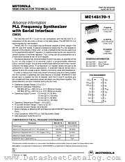 MC145170P1 datasheet pdf Motorola