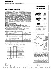 MC14518B datasheet pdf Motorola