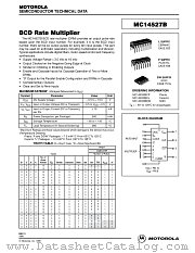MC14527BCL datasheet pdf Motorola